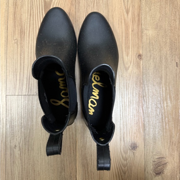 SAM EDELMAN - WOMEN’S TINSLEY MATTE BLACK WATERPROOF RAIN BOOTS - SIZE 7 - Picture 9 of 16